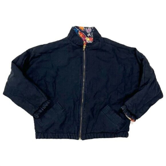 Vintage Lilly Pulitzer Silk Reversible Jacket - Picture 3 of 10